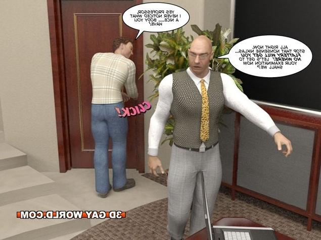 16P Cunning student 3D gay comics male hentai cartoons anime gay