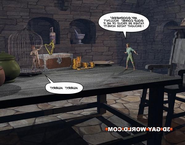 16P Gay giant cock macrophile 3D comics gay hairy bear dick hentai