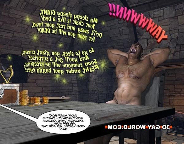 16P Gay giant cock macrophile 3D comics gay hairy bear dick hentai
