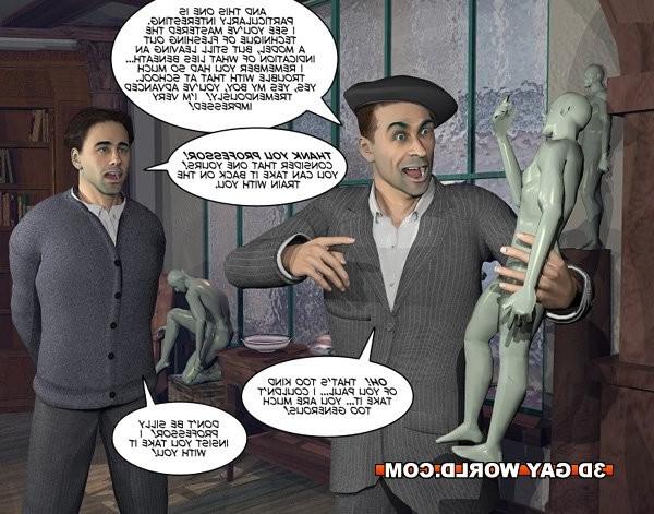 16P 3D comics hentai about young muscle gay artist magic penis anime
