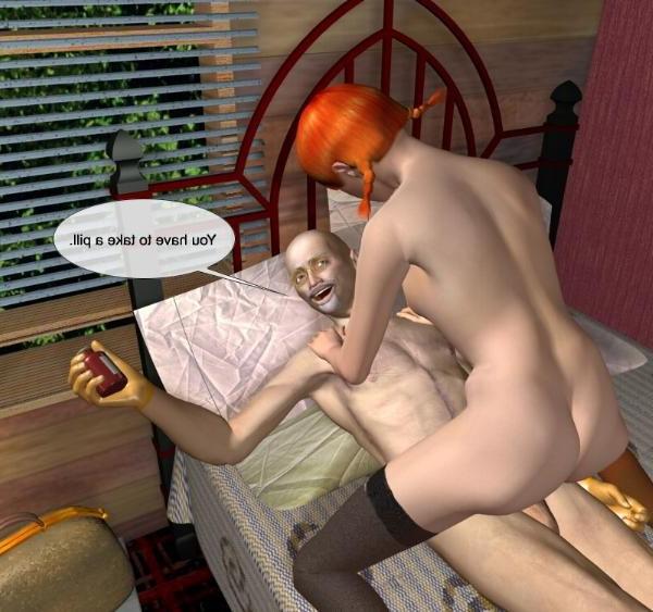 16P Sex teacher of redhead virgin 3D anime comics about defloration