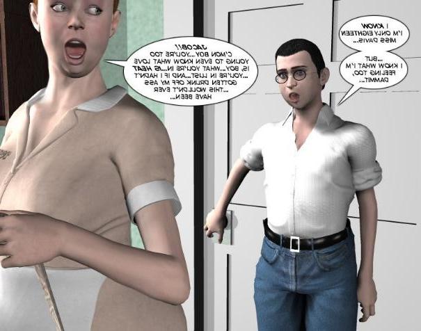 16P Young lover of mature mom 3D anime comics cartoon 3d sex hentai