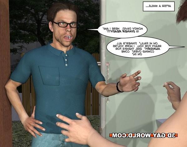 16P 3D gay hentai comics young college boyfriend anime cartoon