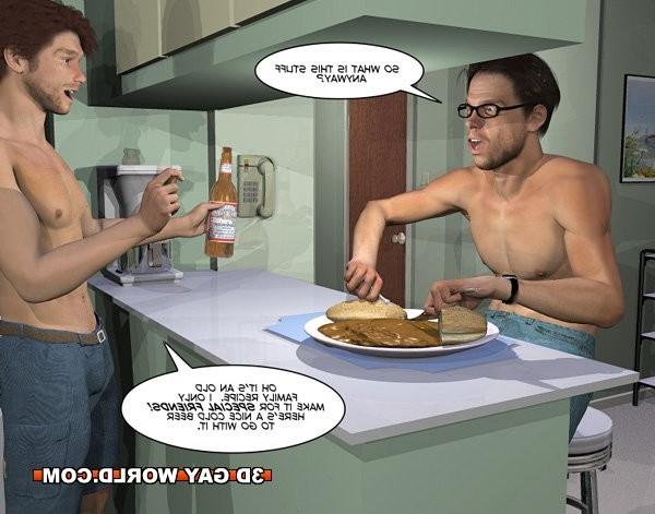 16P 3D gay hentai comics young college boyfriend anime cartoon
