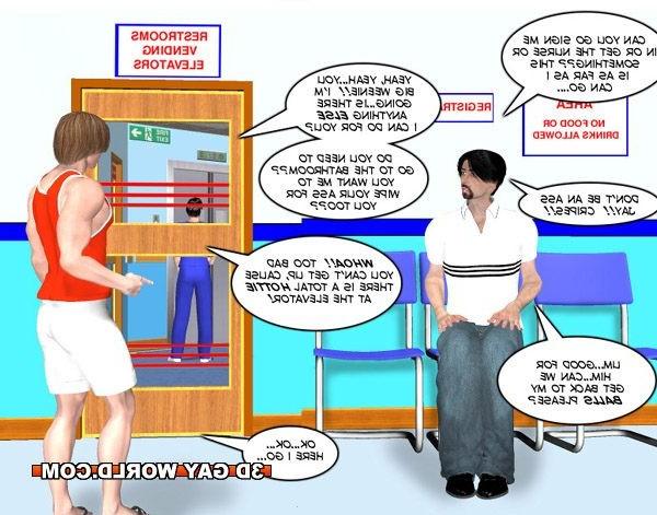 16P Bedside manners of gay doctor 3D hentai comics gay medical fetis