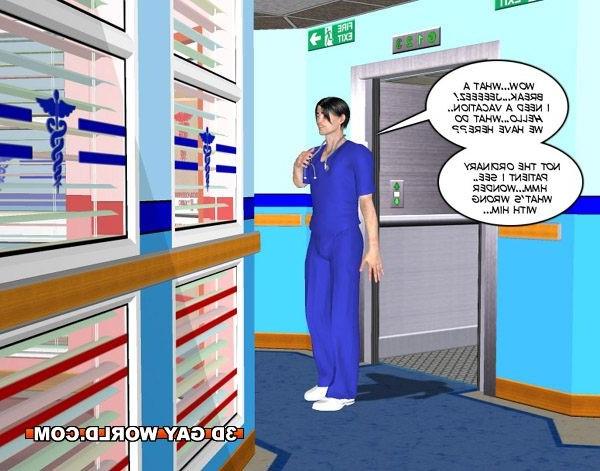 16P Bedside manners of gay doctor 3D hentai comics gay medical fetis