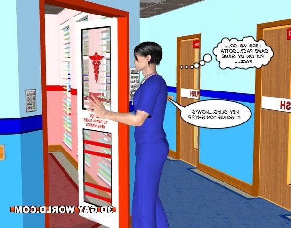 16P Bedside manners of gay doctor 3D hentai comics gay medical fetis