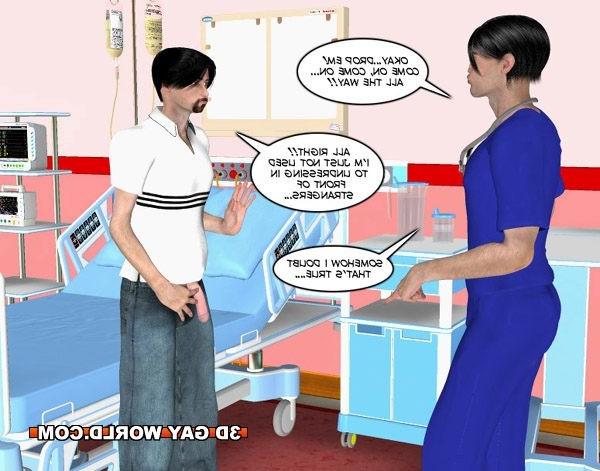 16P Bedside manners of gay doctor 3D hentai comics gay medical fetis