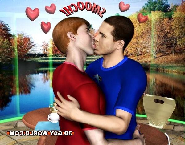 16P Gay scifi adventures 3D gay comics anime cartoon hunk man dude