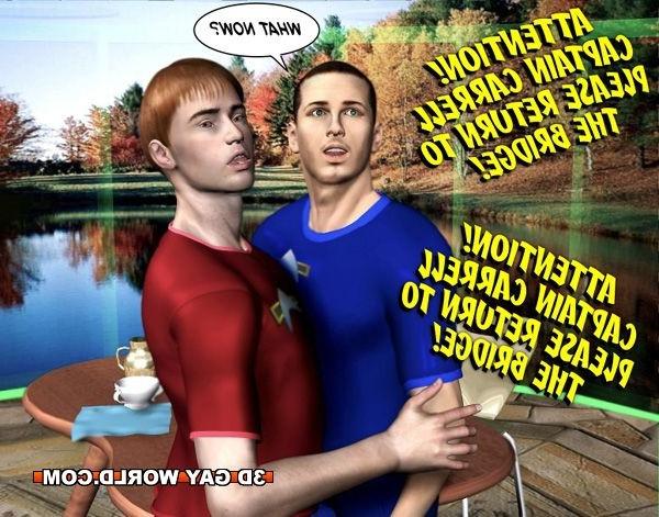 16P Gay scifi adventures 3D gay comics anime cartoon hunk man dude