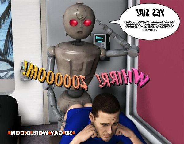 16P Gay scifi adventures 3D gay comics anime cartoon hunk man dude