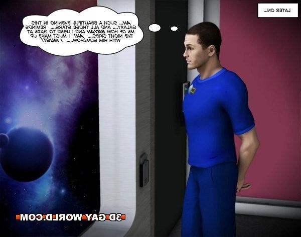16P Gay scifi adventures 3D gay comics anime cartoon hunk man dude