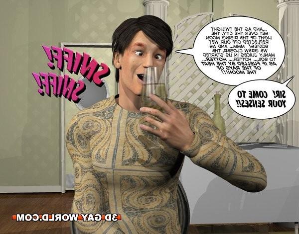 16P Pleasing gay customer 3D gay comics male anime cartoons hentai
