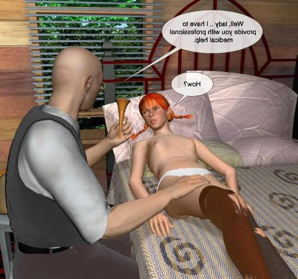 16P Old doctor vs 18yo redhead virgin girl 3D anime hentai cartoons