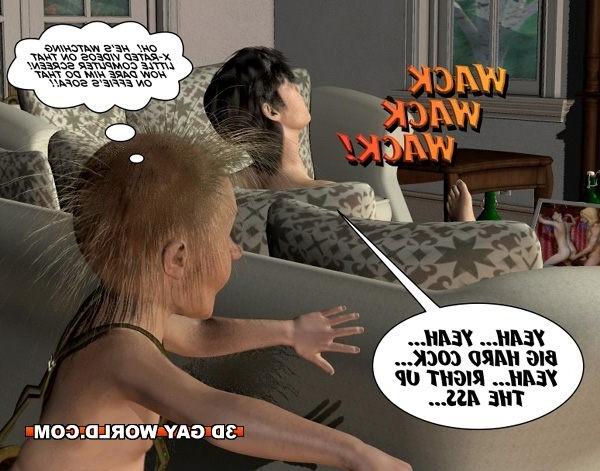 16P Cum fiesta of house elf 3D gay comics male anime voyeur cartoons