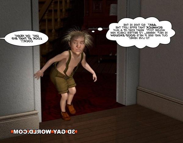 16P Cum fiesta of house elf 3D gay comics male anime voyeur cartoons