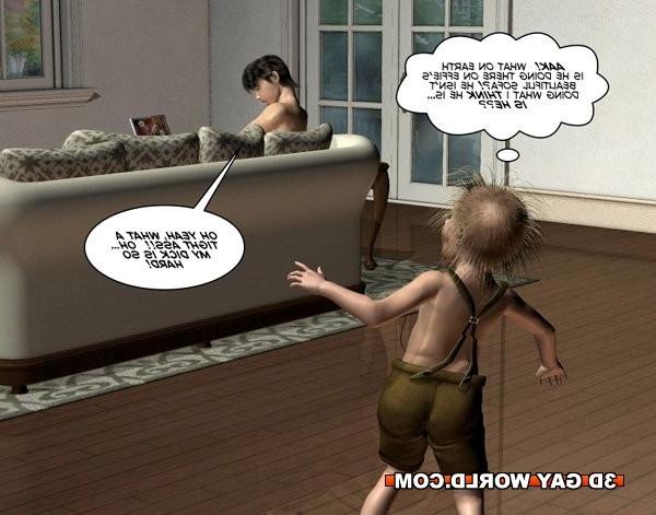 16P Cum fiesta of house elf 3D gay comics male anime voyeur cartoons