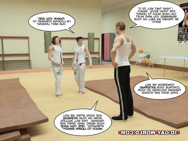17P Kung fu boys 3D gay comics gay hentai cartoons gay twink sport