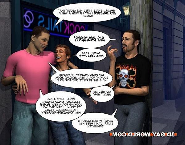 16P Gay bear bondage master 3D gay comics male hentai gay anime bdsm