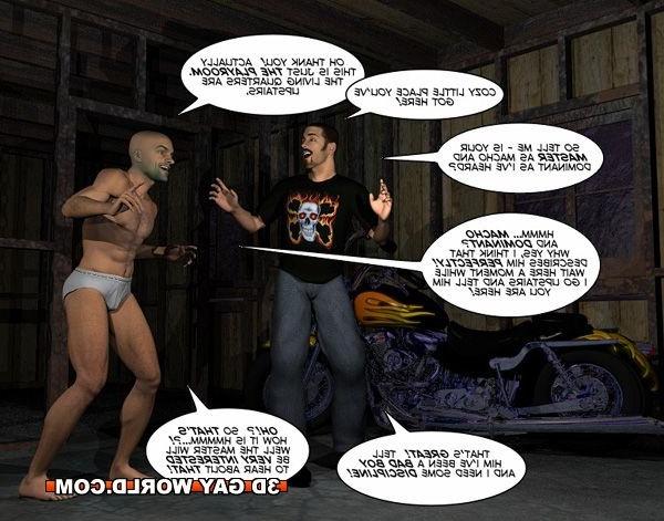 16P Gay bear bondage master 3D gay comics male hentai gay anime bdsm