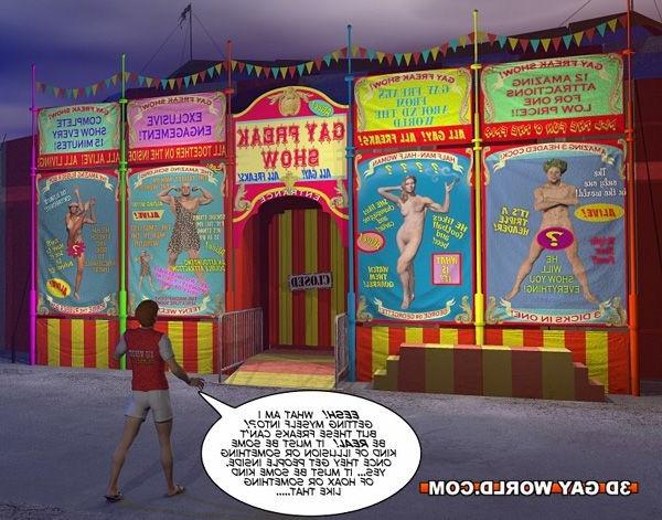 16P Gay freak 3D gay comics bizarre male anime gay hentai story youn