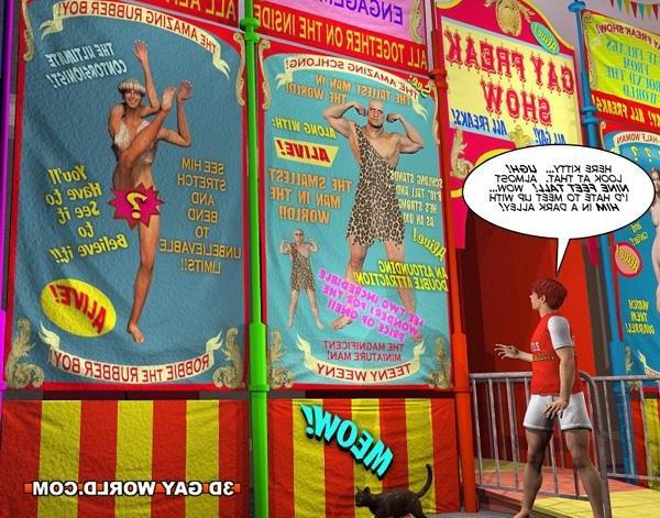 16P Gay freak 3D gay comics bizarre male anime gay hentai story youn