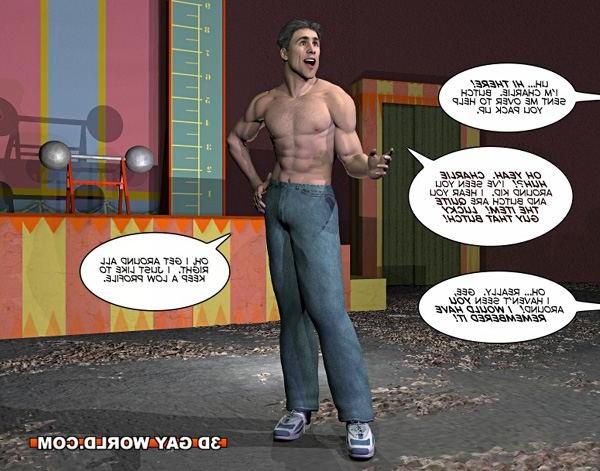 16P Gay freak 3D gay comics bizarre male anime gay hentai story youn