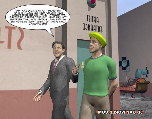 16P 3d gay world cartoon comics about anime gay hentai porn studio