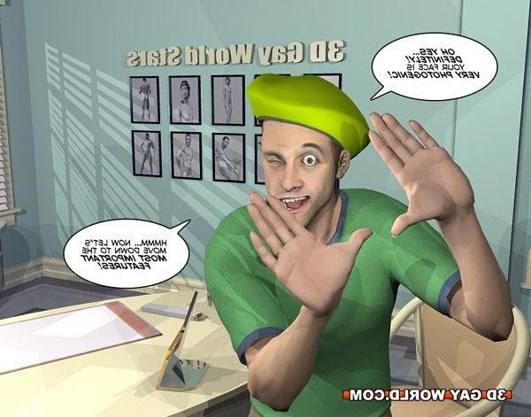 16P 3d gay world cartoon comics about anime gay hentai porn studio