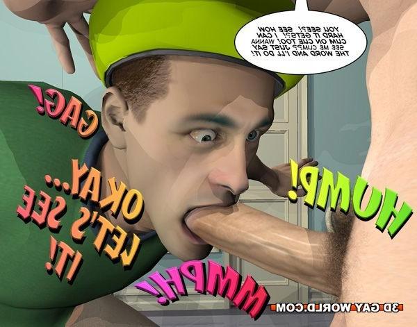 16P 3d gay world cartoon comics about anime gay hentai porn studio
