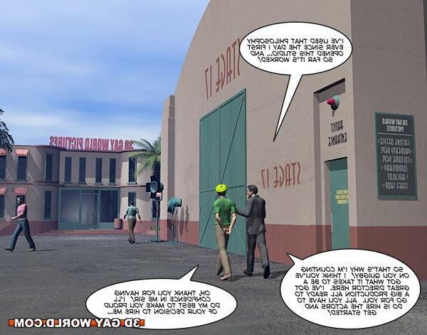 16P 3d gay world cartoon comics about anime gay hentai porn studio