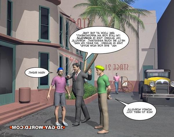 16P 3d gay world cartoon comics about anime gay hentai porn studio