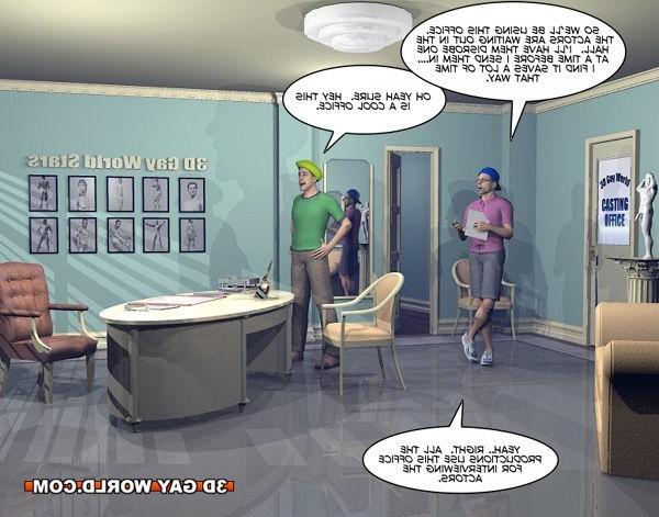 16P 3d gay world cartoon comics about anime gay hentai porn studio