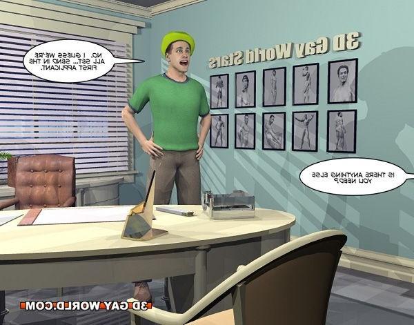16P 3d gay world cartoon comics about anime gay hentai porn studio