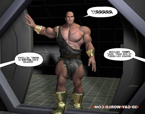 16P Gay cartoon orgy comics about hentai gay 3d anime hunks