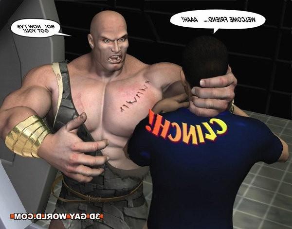 16P Gay cartoon orgy comics about hentai gay 3d anime hunks