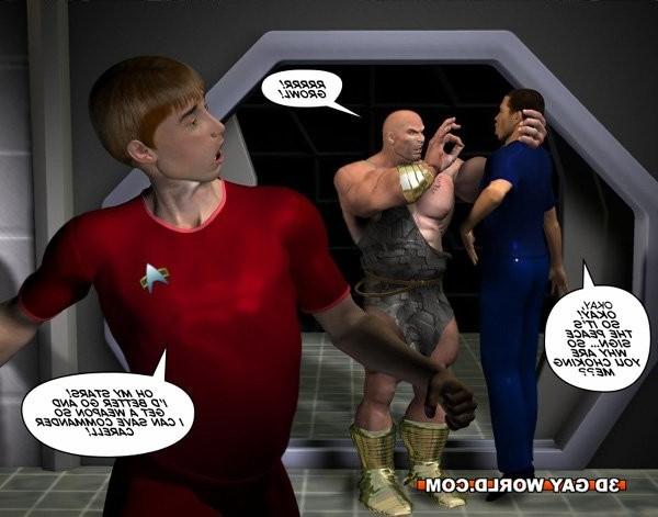 16P Gay cartoon orgy comics about hentai gay 3d anime hunks