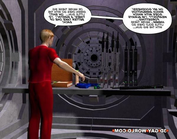 16P Gay cartoon orgy comics about hentai gay 3d anime hunks