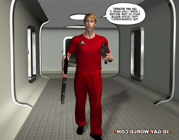 16P Gay cartoon orgy comics about hentai gay 3d anime hunks