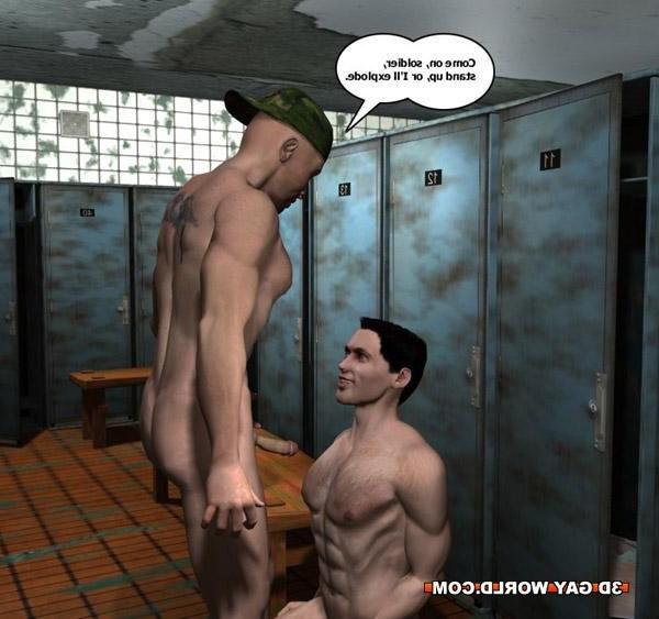 16P 3D gay cartoon military comics about gay hentai anime