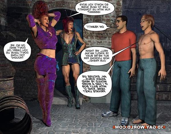16P Drag queens cartoons gay anime shemale cartoon art