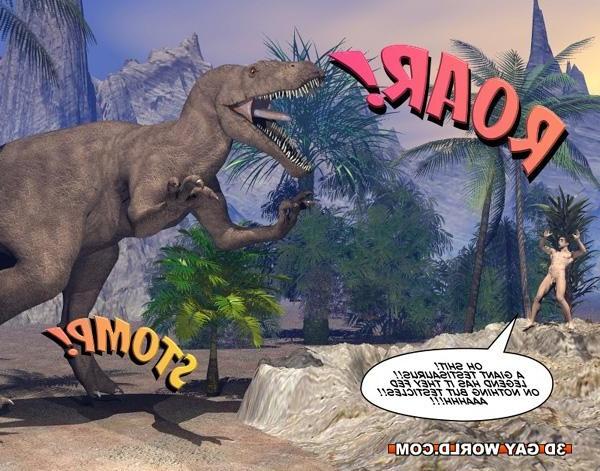 16P Cretaceous cock 3D gay cartoon anime gay hentai art