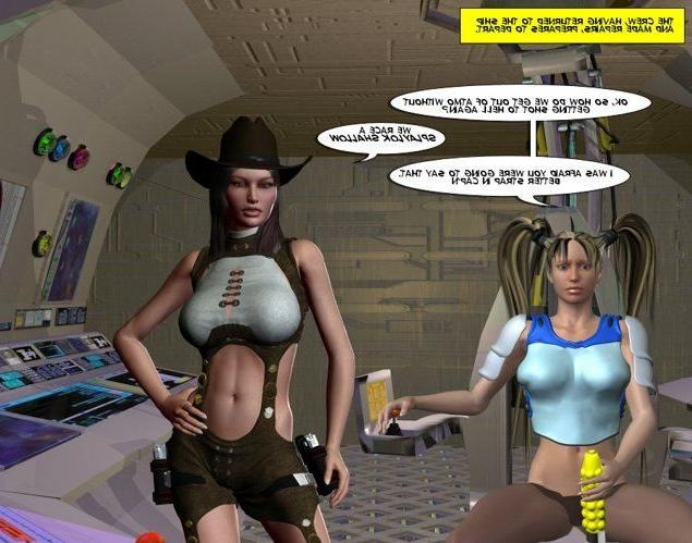 15P Busty amazons in savages captivity 3D xxx scifi anime comics