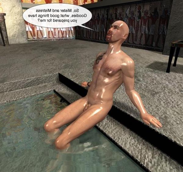 16P Gay 3D animation comics about bisexual men hardcore experiments