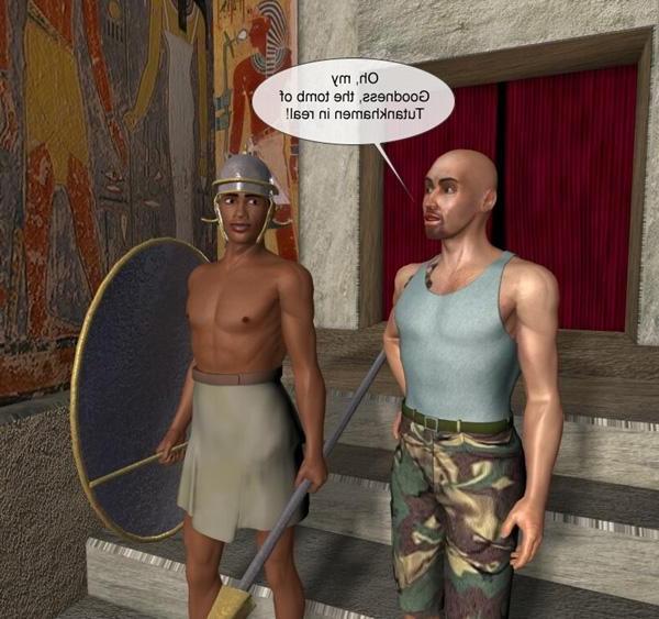 16P Gay 3D animation comics about bisexual men hardcore experiments