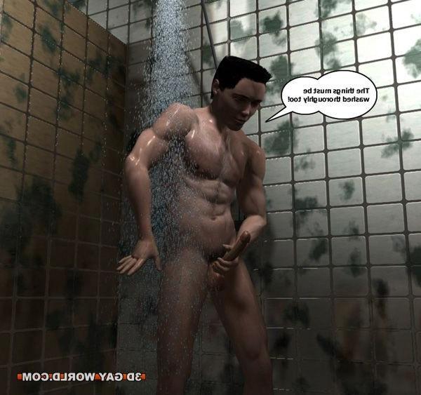 16P Military 3D gay anime comics young recruit and playful sergeant