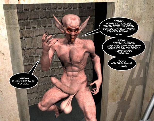 20P Attack of big cock demon 3D bdsm comics and anime hentai cartoon