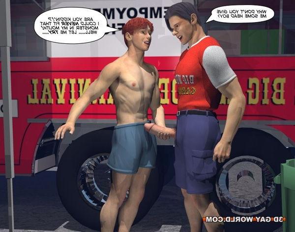 16P 3D Gay Comics