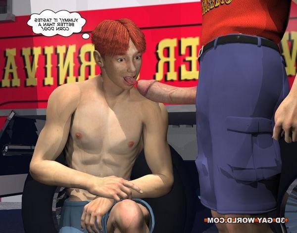 16P 3D Gay Comics