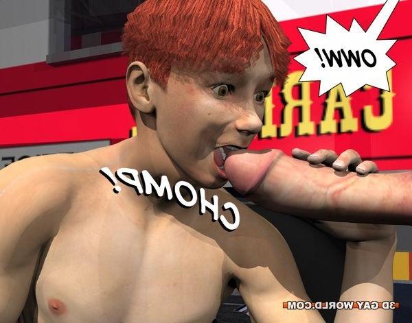 16P 3D Gay Comics